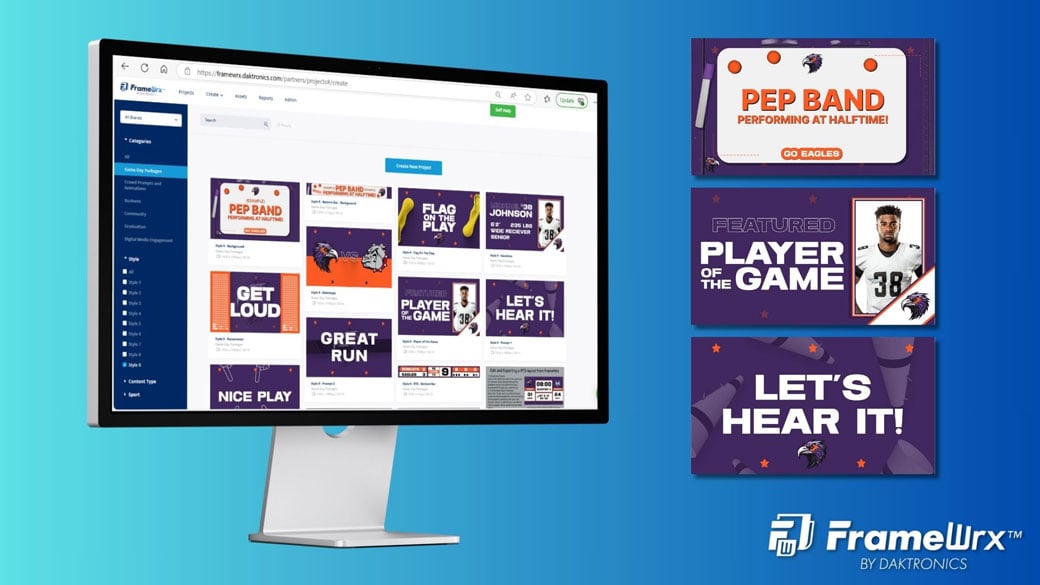 FrameWrx Creator Software Subscription w/ Sports & Events Content Pack