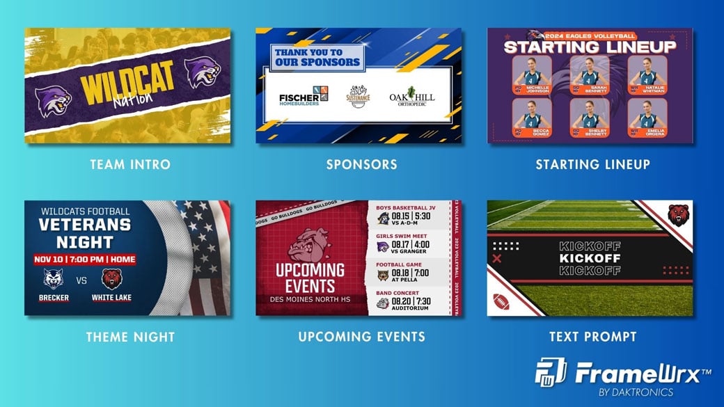 FrameWrx Creator Software Subscription w/ Sports & Events Content Pack